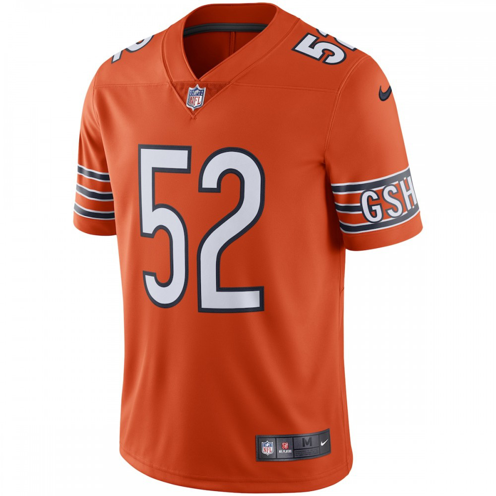Khalil Mack Chicago Bears Nike Vapor Limited Jersey - Orange-GridironStore